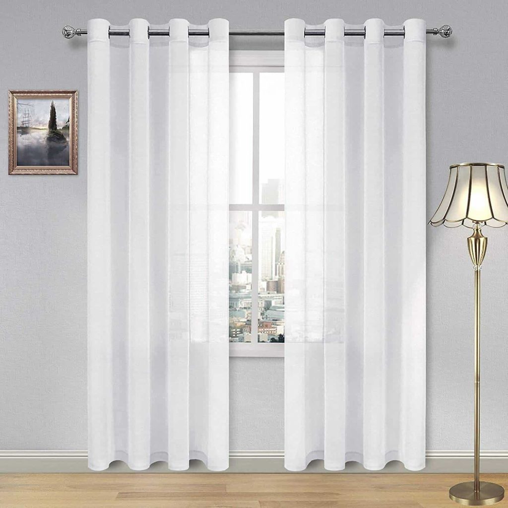 Best White Sheer Curtains for Bedroom