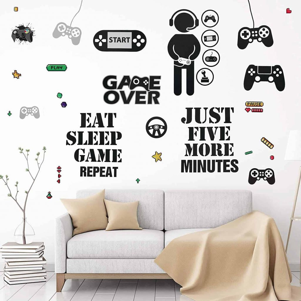 Cool Video Game Wall Decals for Gamers