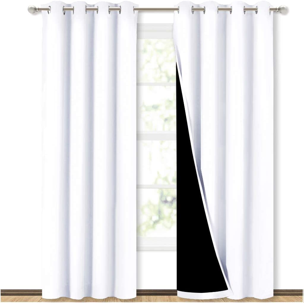 Minimalist Window Curtains for White Walls